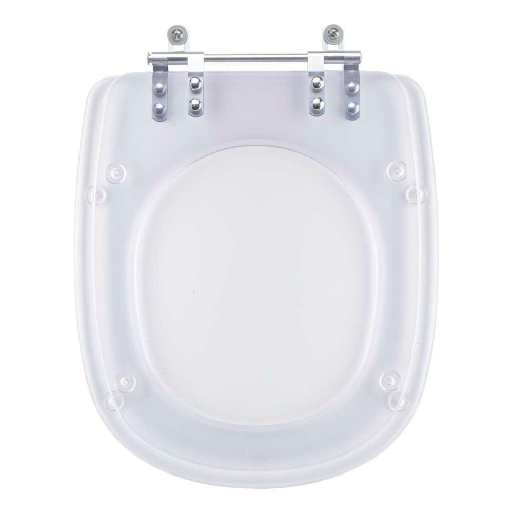 Tampa De Vaso Acrilico Transparente Donna Para Bacia Santamarina 6lpf - 1