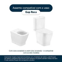 Tampa De Vaso Acrilico Transparente Gap Para Bacia Roca 6lpf - 3
