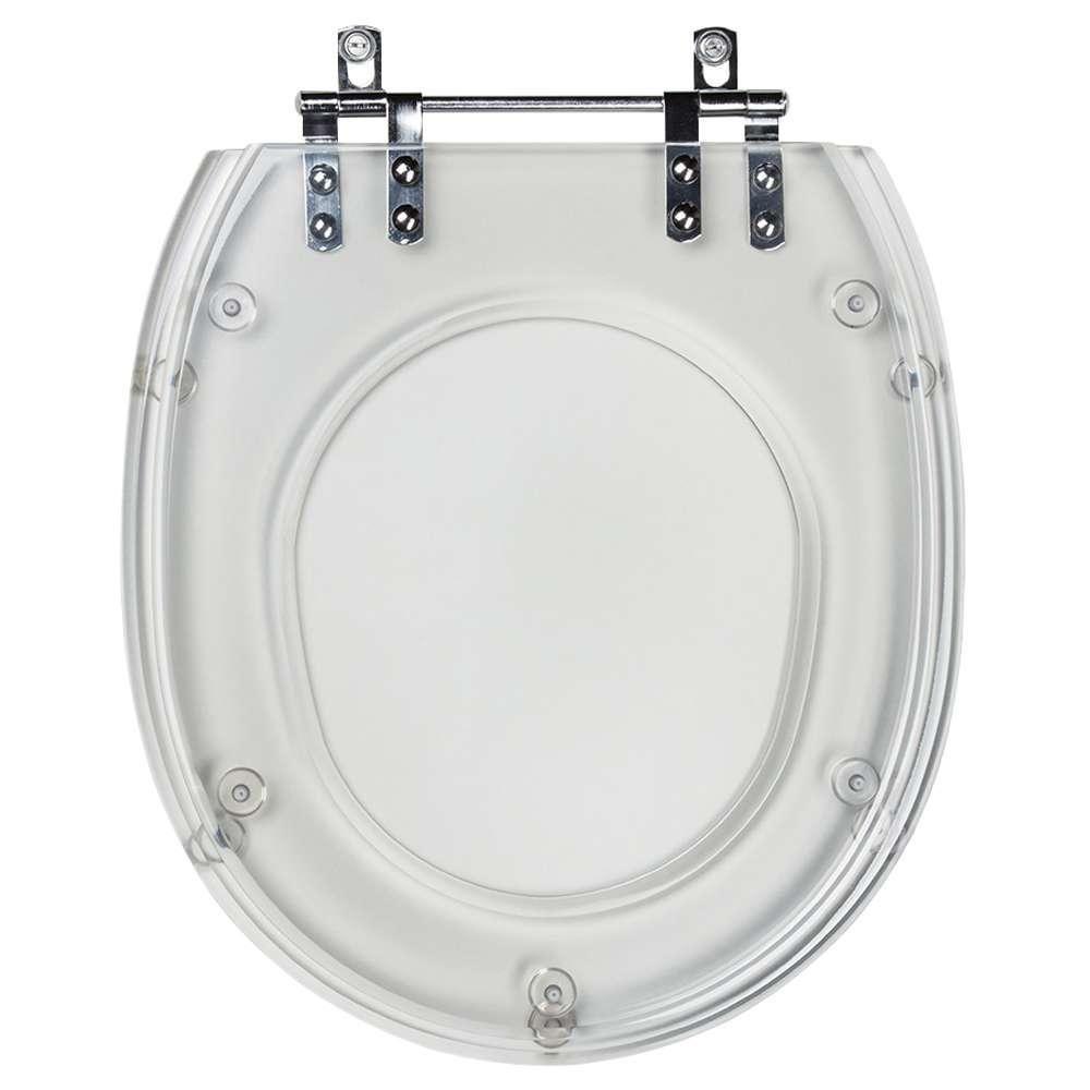 Tampa De Vaso Acrilico Transparente Aspen Para Bacia Deca 6lpf - 1