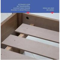 Cama Casal Primícia 100%mdf Branco - D Doro Móveis