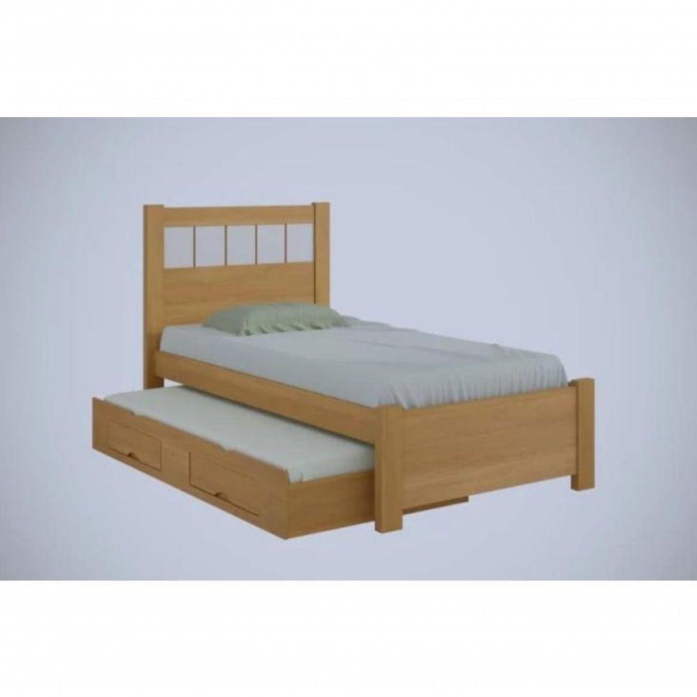 Cama Solteiro Com Cama Auxiliar Primícia Cinamomo - D Doro - 1