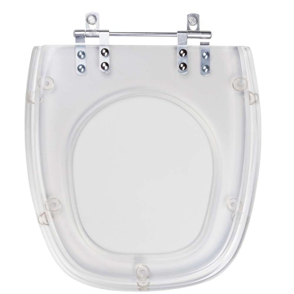 Tampa De Vaso Acrilico Transparente Like Para Bacia Celite 6lpf - 1