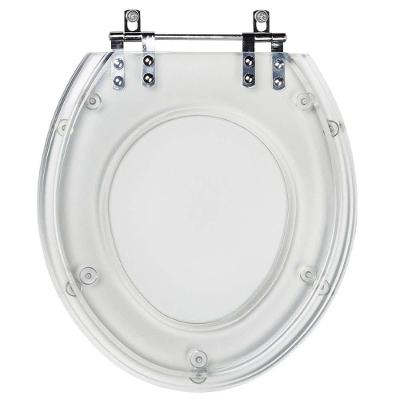 Tampa De Vaso Acrilico Transparente Loren Way Para Bacia Lorenzetti 6lpf