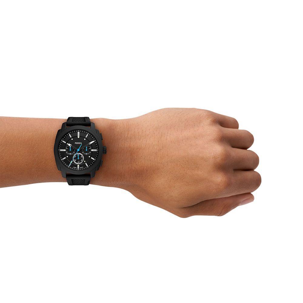 Relógio Fossil Masculino Machine Preto - Fs6099-2pn - 4