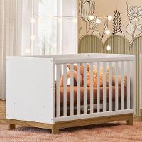 Berço Americano Mini Cama Q Encanto Slim E Guarda Roupa Fantasia Branco Acetinado Com Colchão Gazin – Qmovi - 8