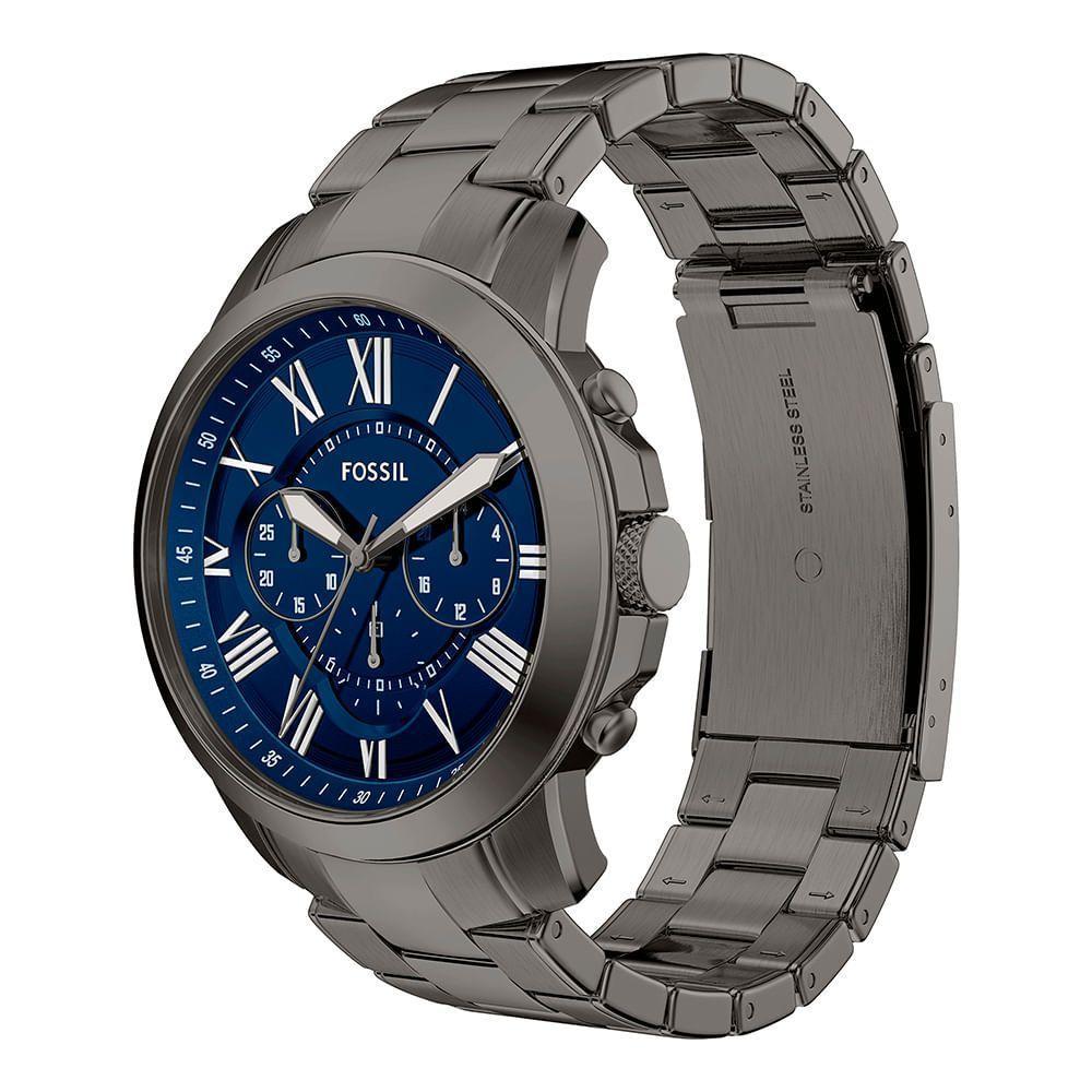 Relógio Fossil Masculino Grant Grafite - Fs6133-1an Relógio Fossil Masculino Grant - Fs6133-1an - 3