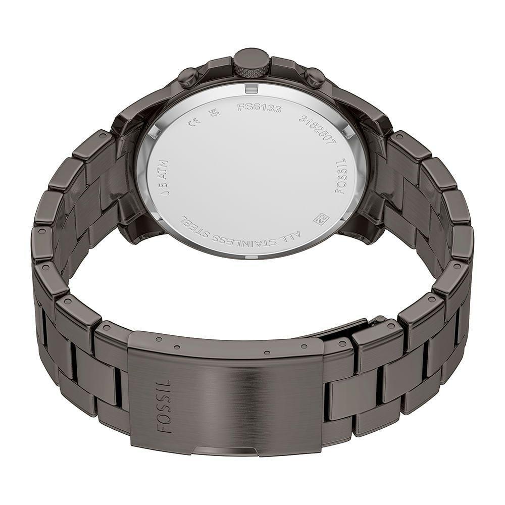 Relógio Fossil Masculino Grant Grafite - Fs6133-1an Relógio Fossil Masculino Grant - Fs6133-1an - 5
