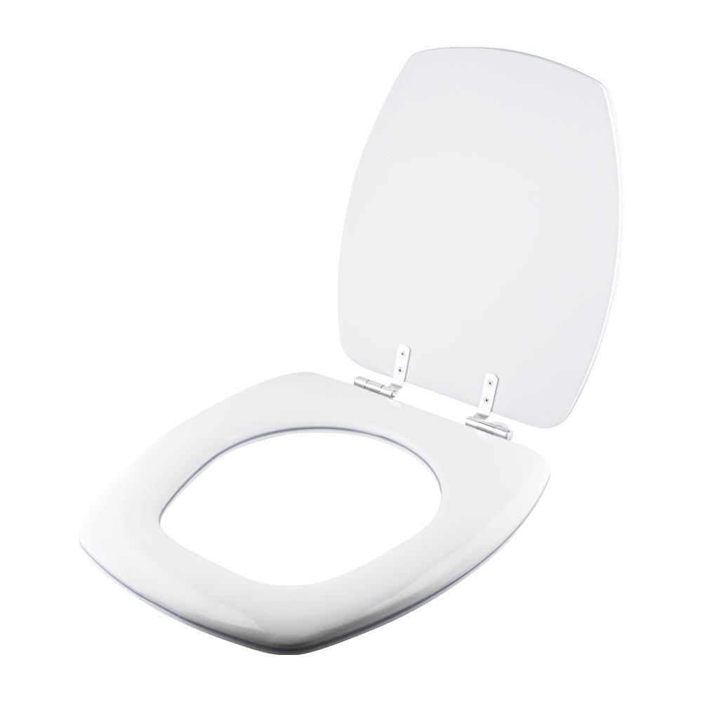 Assento Sanitário Almofadado Soft Close Thema Branco Para Vaso Incepa - 2