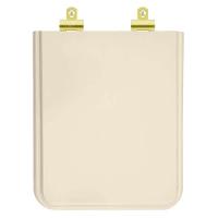 Assento Sanitário Poliester Soft Close Square Pêssego Rosa Shell Para Vaso Incepa Com Ferragem Dourada - 1