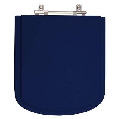 Tampa De Vaso Sanitário Poliéster Bali Navy Para Incepa