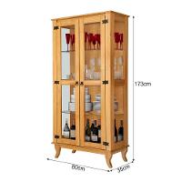 Conjunto Sala De Jantar Cristaleira De Madeira Antiga Com Buffet 4 Portas Premium Imbuia