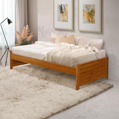 Cama Solteiro Gabrieli Madeira Maciça Durável Imbuia