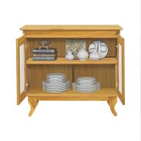 Cantinho Do Café Com 2 Portas Em Madeira Maciça E Tela Indiana - Imbuia - 6