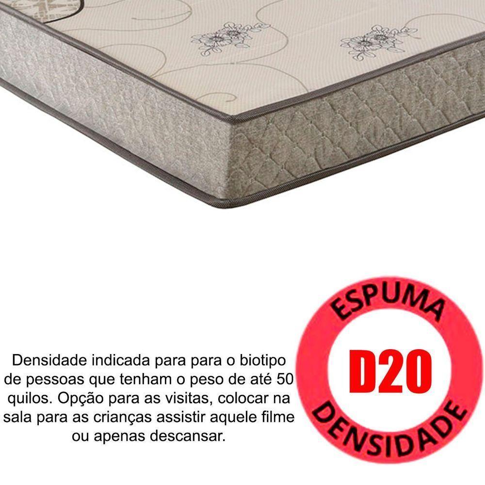 Colchão Solteiro Espuma D20 88x188x12 Cm Double Face Dream - 3