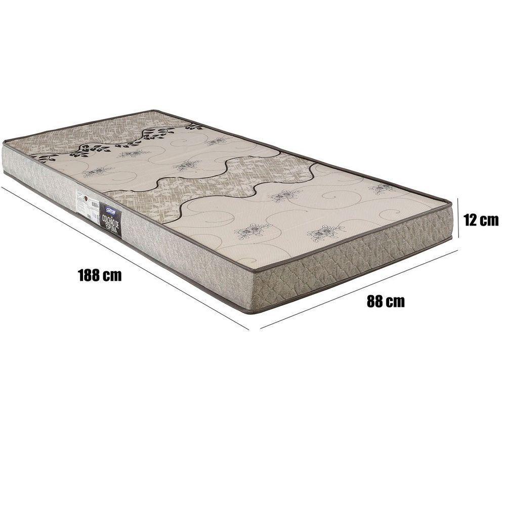 Colchão Solteiro Espuma D20 88x188x12 Cm Double Face Dream - 4