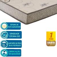 Colchão Solteiro Espuma D20 88x188x12 Cm Double Face Dream - 2