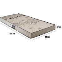 Colchão Solteiro Espuma D20 88x188x12 Cm Double Face Dream