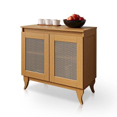 Balcão Buffet Aparador 100% Madeira 2 Portas Dalton Imbuia