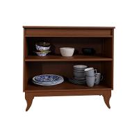 Balcão Buffet Aparador 100% Madeira 2 Portas Dalton Castanho - 2