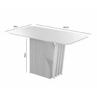 Mesa Harpa 1,20 4 Cadeiras Diamante Jcm Cinamomo-off - 3