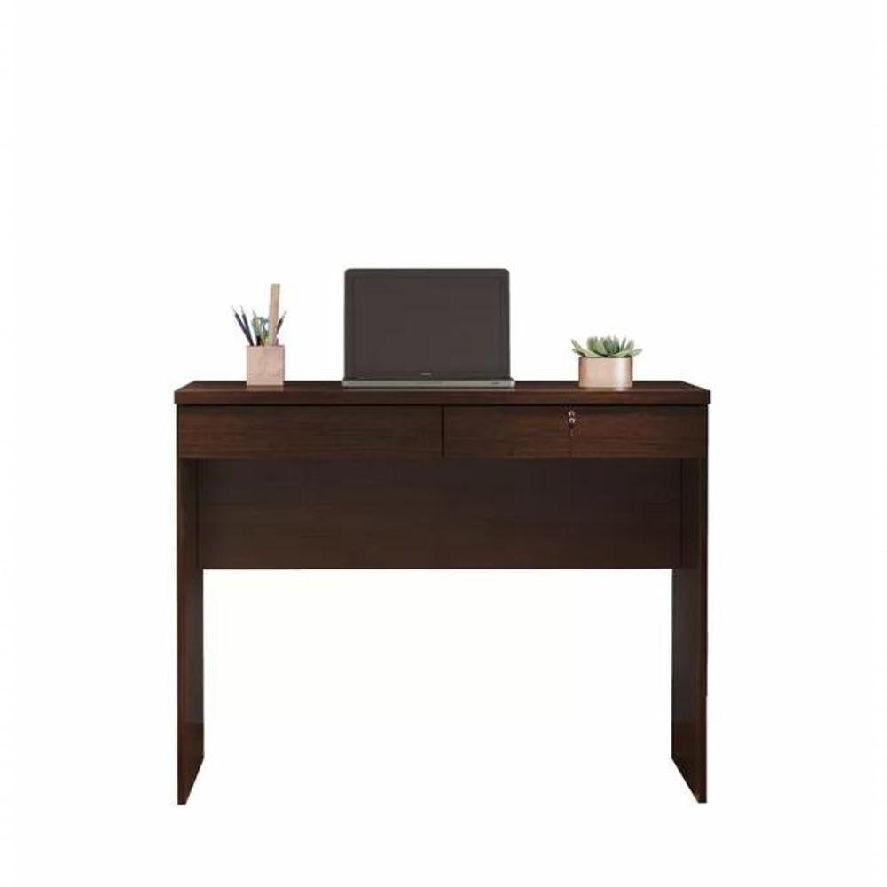 Escrivaninha Felícia 2 Gavetas Jcm Movelaria - Café Soft - 2