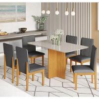 Mesa Robusta 1,60 6 Cadeiras ágata Jolie Jcm - Cinamomo-off - 1