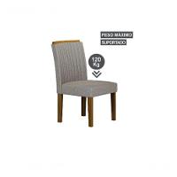 Mesa Sofia 1,20 Freijó Tampo Chumbo C-vidro 4 Cadeiras Jade - 3