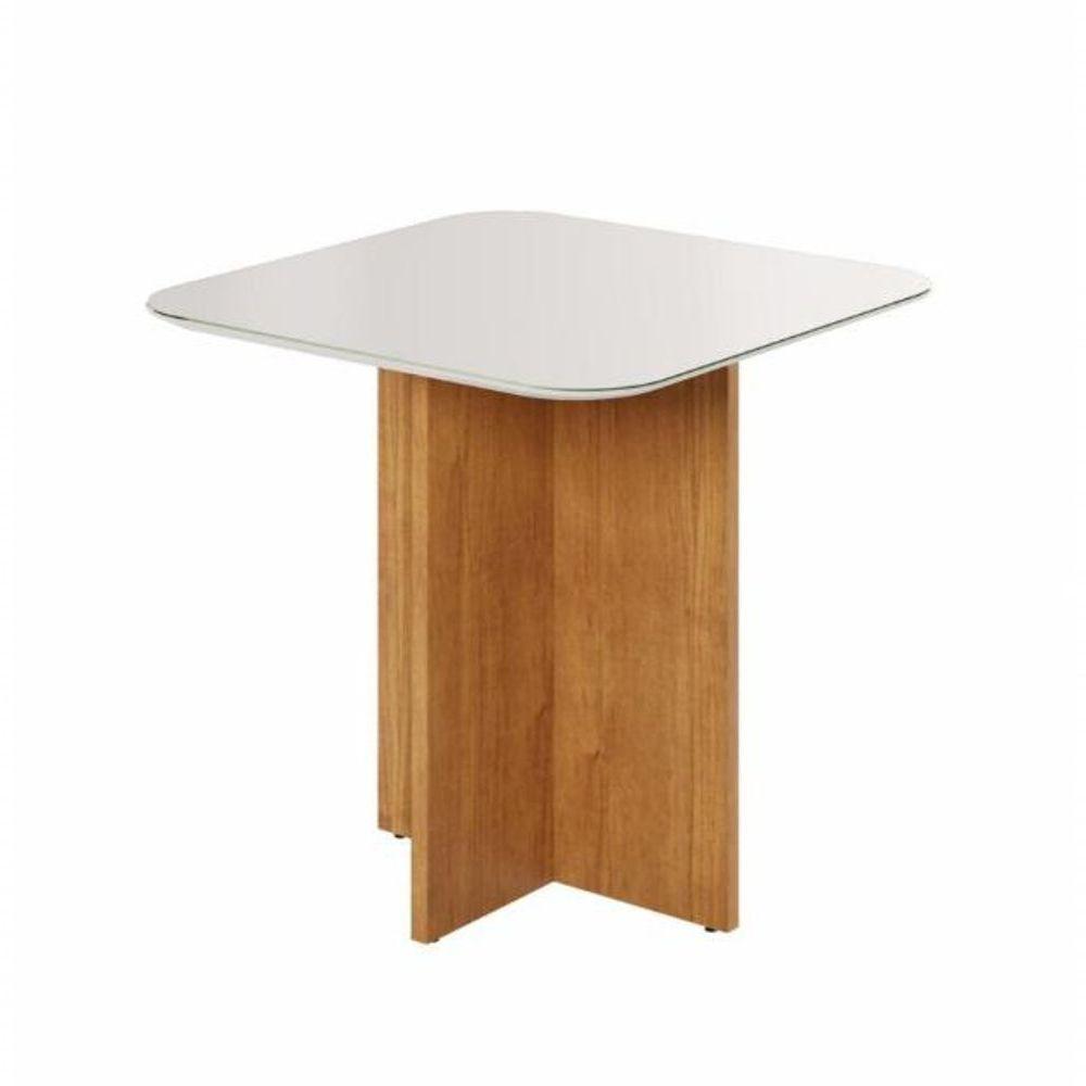 Mesa Robusta 90x90 4 Cadeiras Horizonte Jcm Cinamomo-off - 2
