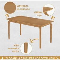 Mesa De Jantar Alegra Jcm Movelaria Cinamomo 1,20m - 3