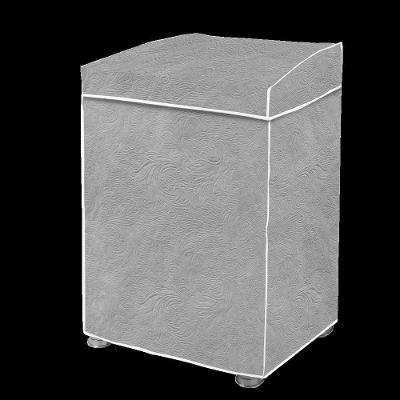 Capa Maquina De Lavar Flanelada Cinza Perolizada M