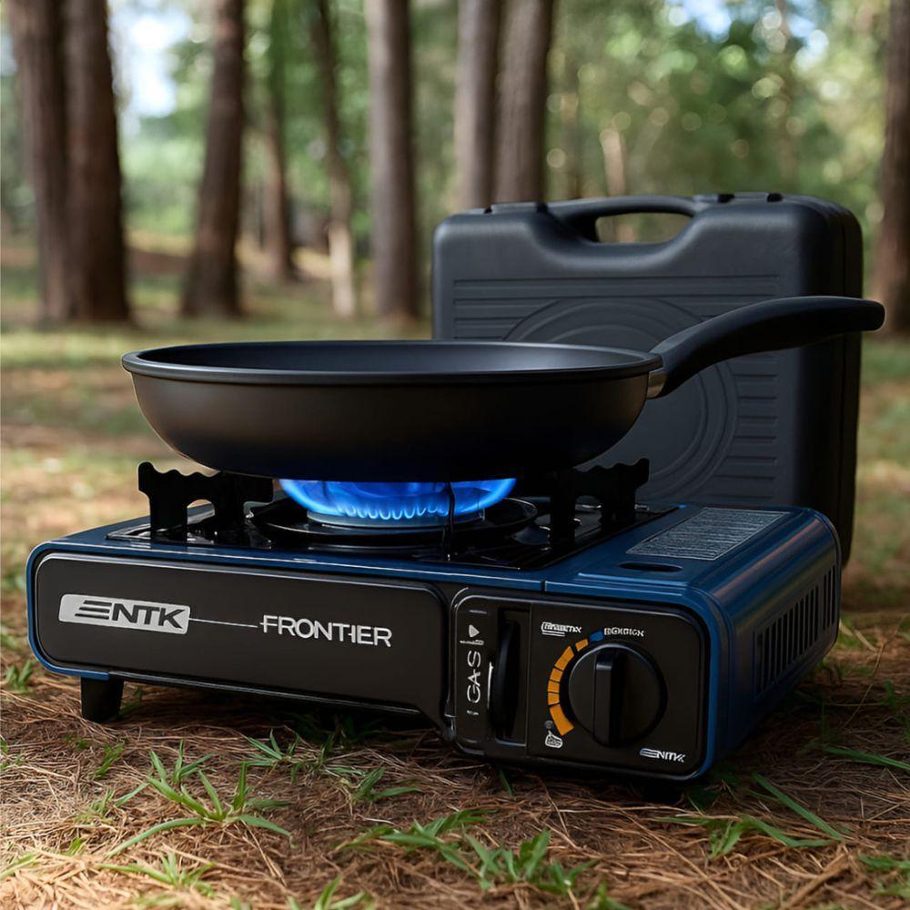 Fogareiro Frontier Nautika De Mesa Fogão Camping Portátil - Preto - 4