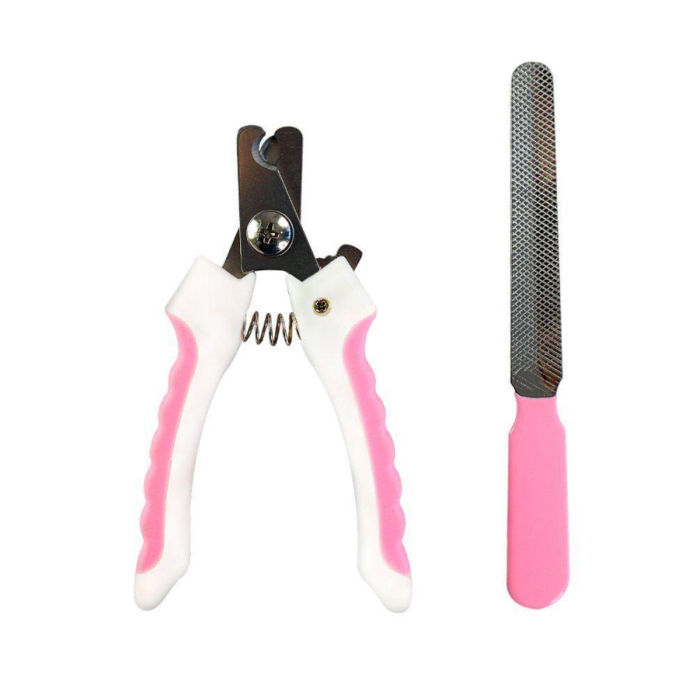 Alicate Para Corte De Unhas De Pets - Rosa - 1