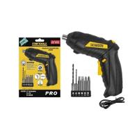 Mini Parafusadeira 3,6v Recarregável + 6 Peças Recarregável Startools - 2