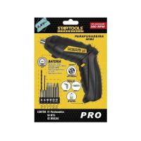 Mini Parafusadeira 3,6v Recarregável + 6 Peças Recarregável Startools - 3