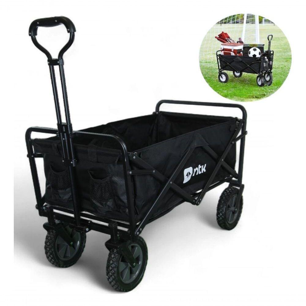 Carrinho De Carga Camping Ntk Portátil Dobrável 80kg - 2