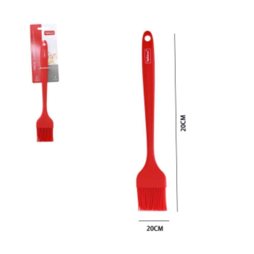 Pincel Culinário De Silicone 25cm - Vermelha - 2