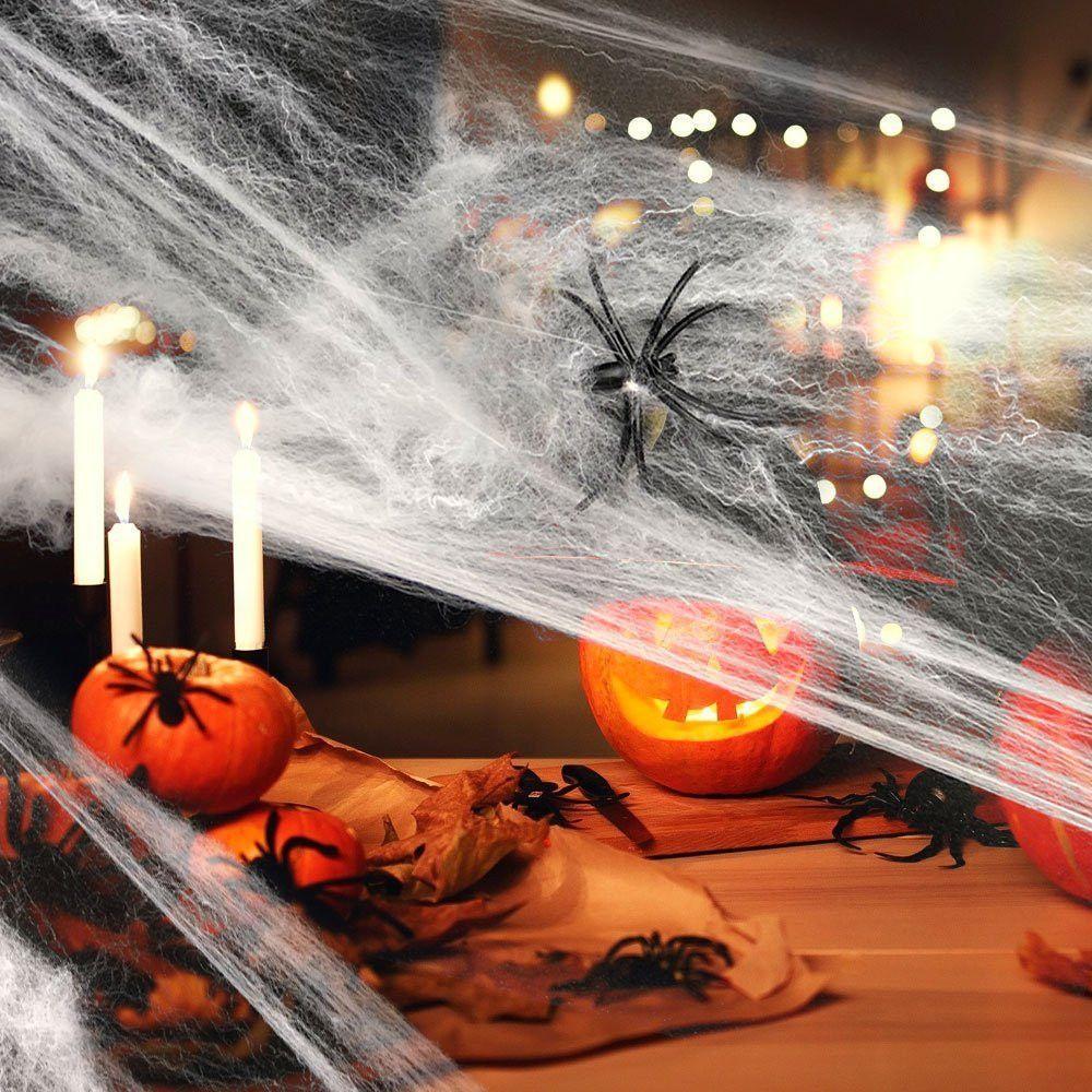 Teia De Aranha Branca Halloween 20g - 2
