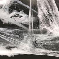 Teia De Aranha Branca Halloween 20g