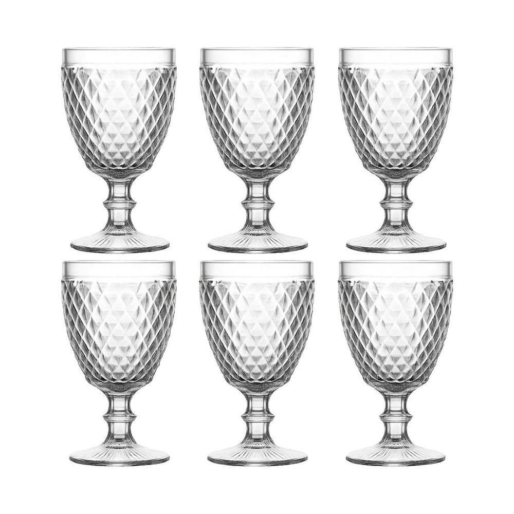 Kit 06 Copos De Vidro Bico De Abacaxi Conjunto - 1