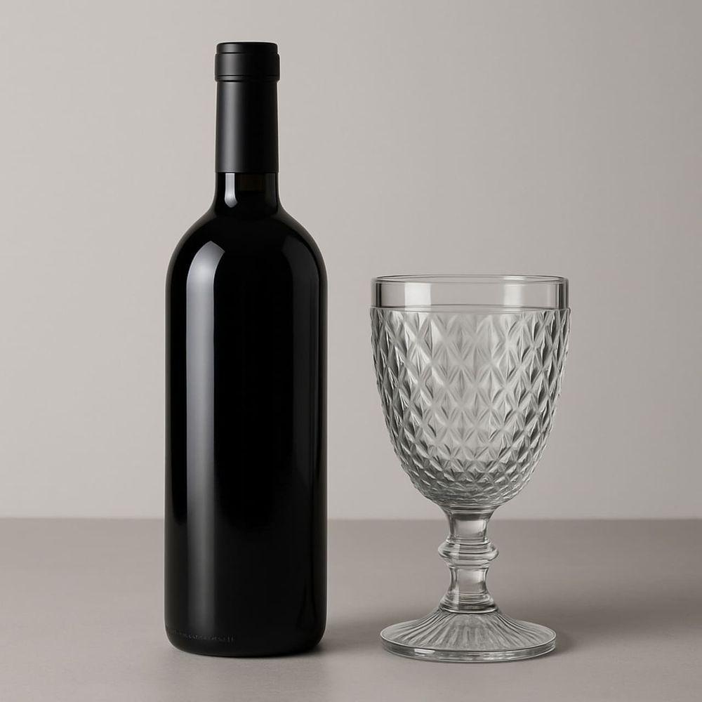 Kit 06 Copos De Vidro Bico De Abacaxi Conjunto - 5