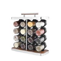 Kit 16 Potes De Condimentos Vidro 80ml Conjunto Inox - 2