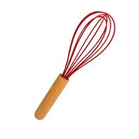 Batedor De Claras De Silicone 29cm - Vermelha - 1