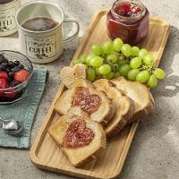 Petisqueira Bambu Retangular Bandeja Petiscos Aperitivos Frios 26cm - 3