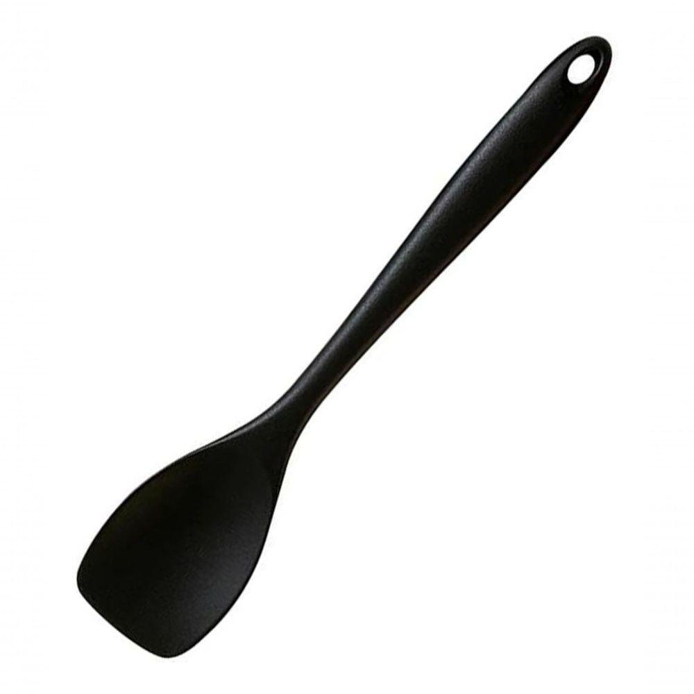 Espátula Multiuso De Silicone Flexível Cozinha Confeitaria 27cm - Preta - 1