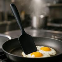 Espátula Multiuso De Silicone Flexível Cozinha Confeitaria 27cm - Preta - 2