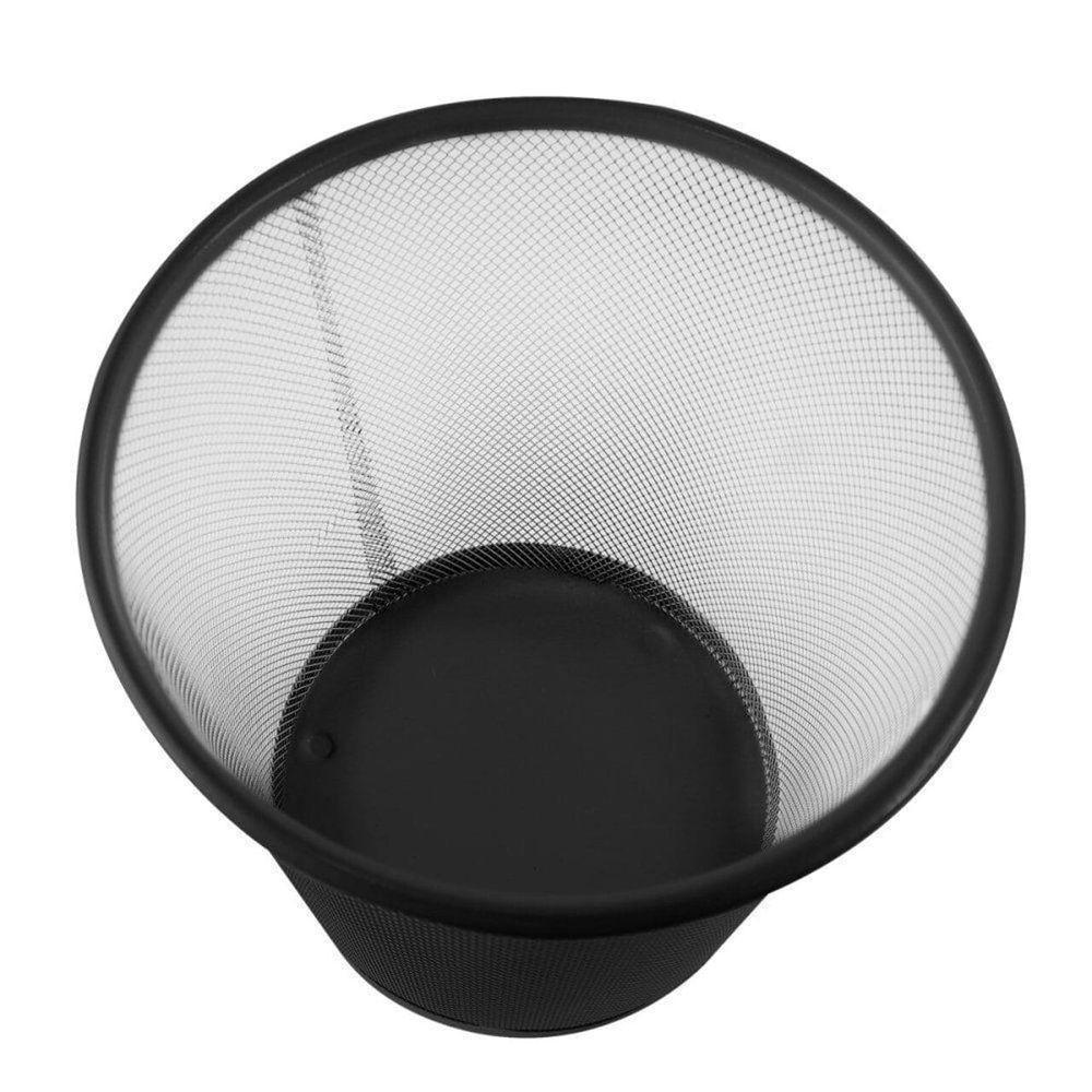 Cesto De Lixo Aramado De Ferro 10 Litros - Preta - 3