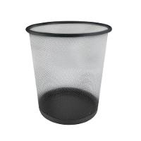 Cesto De Lixo Aramado De Ferro 10 Litros - Preta - 1