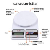 Balança Digital De Cozinha 1g A 10kg Cozinha Dieta Fitness - 2