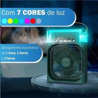 Ventilador Portátil De Mesa Mini Ar Condicionado Umidificado - 3