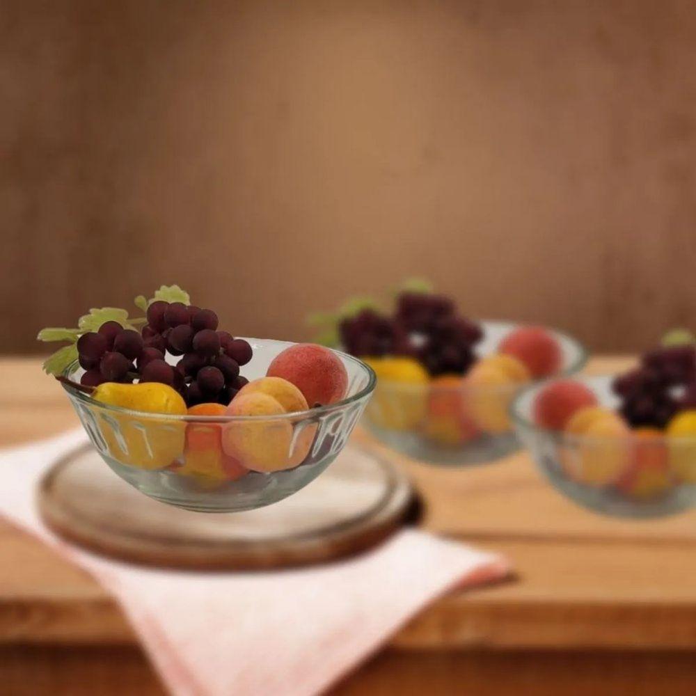 Kit Conjunto 6 Unidades Bowl Carmine Vidro Transparente - 3